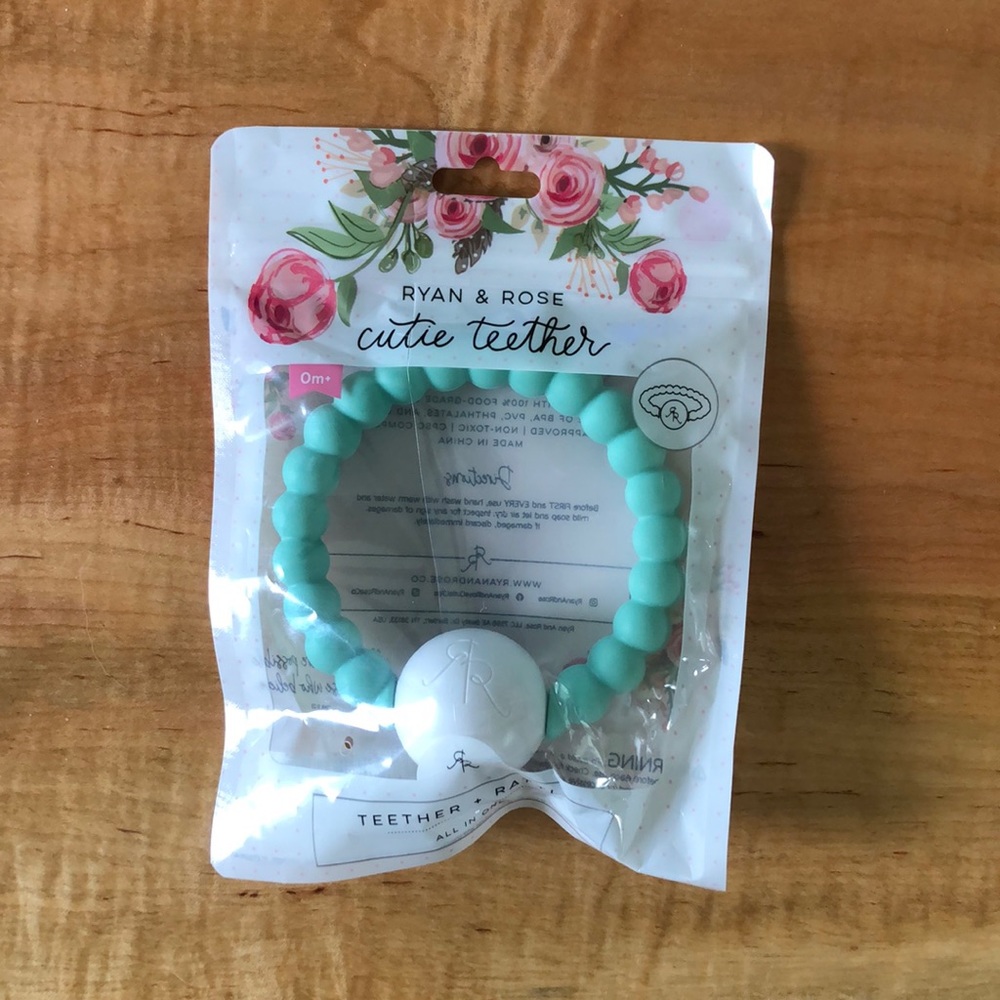 Ryan & Rose Cutie Teether Rattle